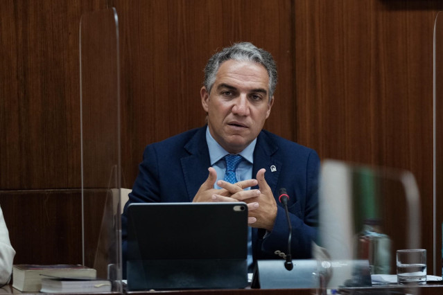 El consejero de la Presidencia, Administración Pública e Interior, Elías Bendodo