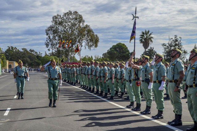 Brigada de la Legión en la base de Viator (Almería)