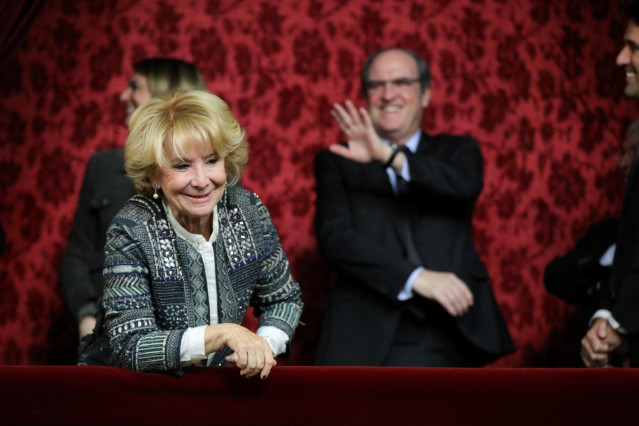 La expresidenta de la Comunidad de Madrid y expresidenta del Senado, Esperanza Aguirre.
