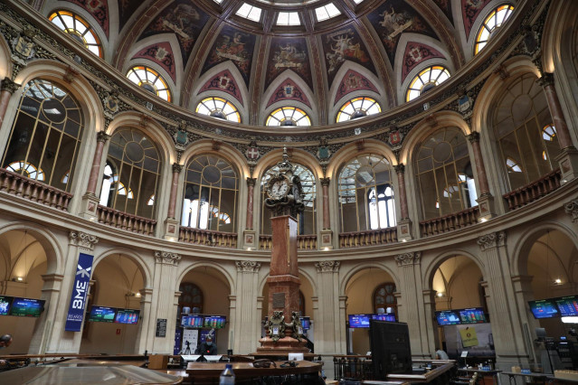 Interior del Palacio de la Bolsa de Madrid