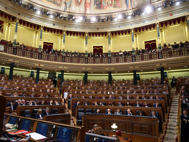 Plano general del hemiciclo del Congreso
