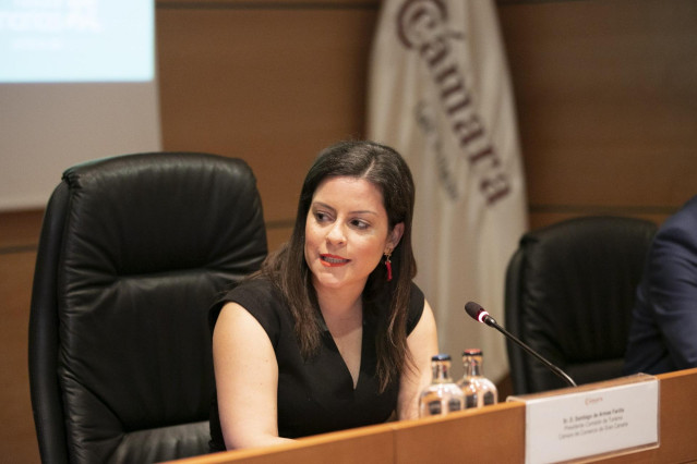 Yaiza Castilla en la Cámara de Comercio de Gran Canaria