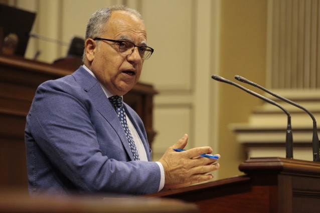 El portavoz de Agrupación Socialista Gomera (ASG) en el Parlamento de Canarias, Casimiro Curbelo