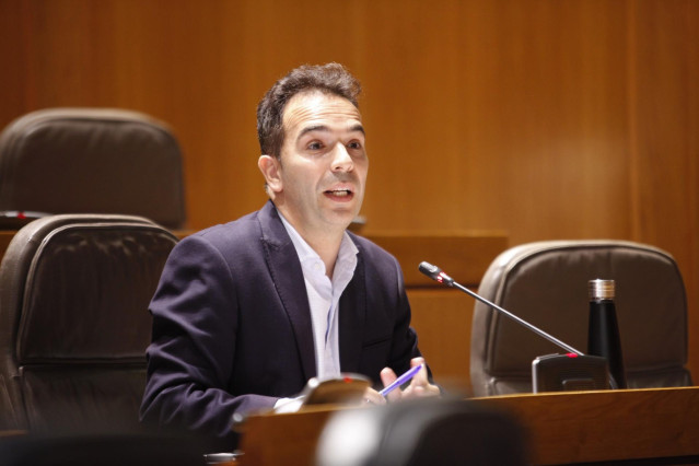 El portavoz del grupo del Partido Aragonés en las Cortes de Aragón, Jesús Guerrero.