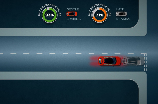 Imagen de las pruebas del coche autónomo.