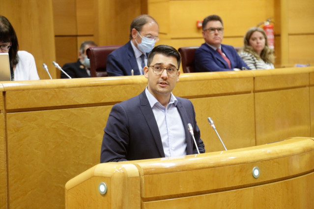 El senador de ASG por La Gomera, Fabián Chinea