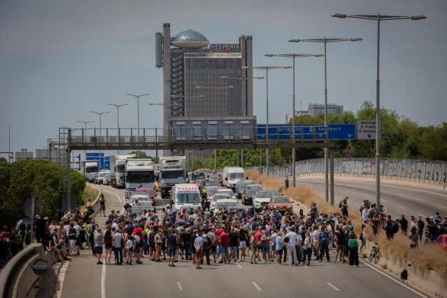 Imagen de las protestas por el cierre de Nissan.