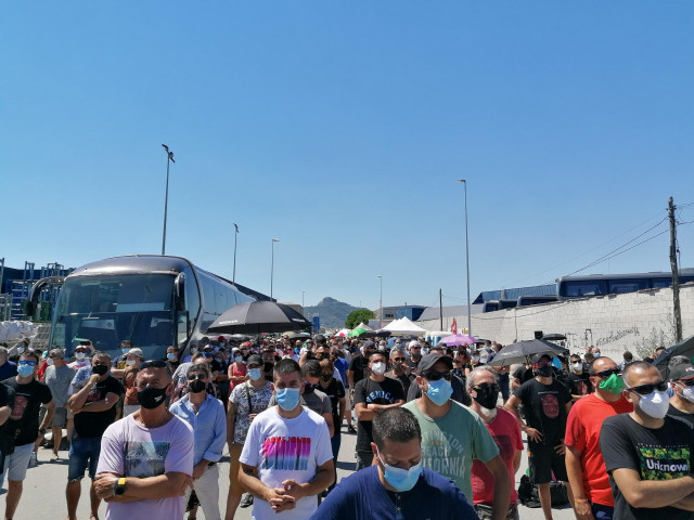 Asamblea de trabajadores de Nissan.