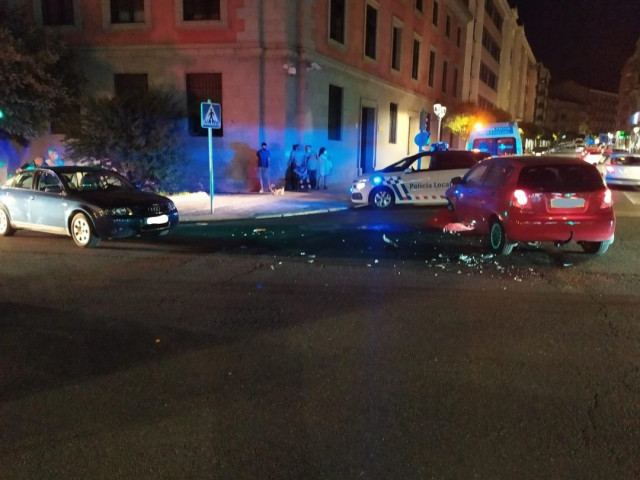 Imagen de un accidente de tráfico.