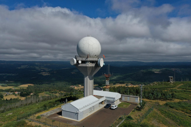 Radar instalado por Enaire en Espiñeiras (A Coruña).