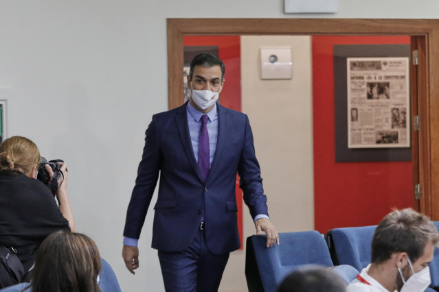 El presidente del Gobierno, Pedro Sánchez