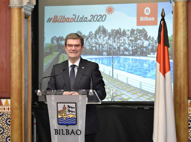 El alcalde de Bilbao, Juan Mari Aburto