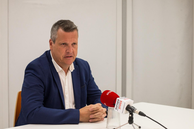El Vicesecretario General de Ciudadanos, Carlos Cuadrado, durante una entrevista con Europa Press en la sede del partido en Madrid.