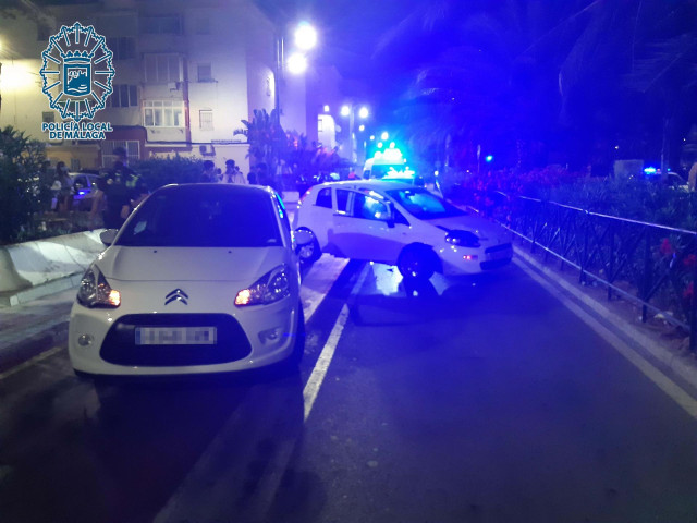 Imagen de un accidente de tráfico.