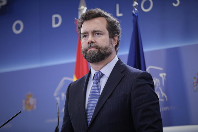 El portavoz parlamentario de Vox, Iván Espinosa de los Monteros.
