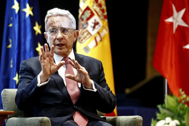 El ex presidente colombiano Álvaro Uribe