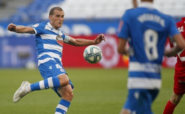 Álex Bergantiños, jugador del Deportivo de La Coruña, en una imagen de archivo