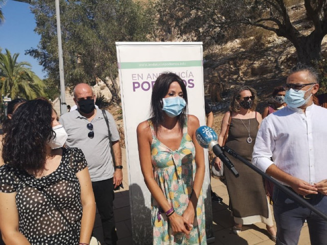 La coordinadora general de Podemos Andalucía, Martina Velarde, en una foto de archivo