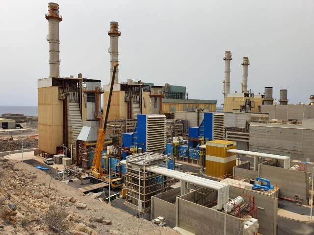 Central eléctrica de Endesa en Canarias
