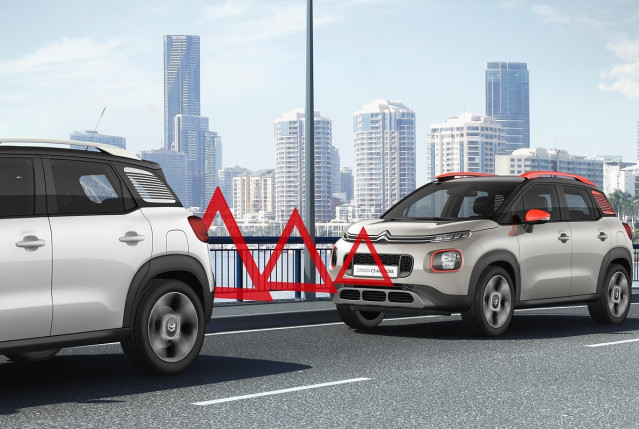 Imagen de un sistema de seguridad de Citroën.