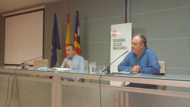 El vicepresidente y conseller de Transición Energética, Juan Pedro Yllanes.