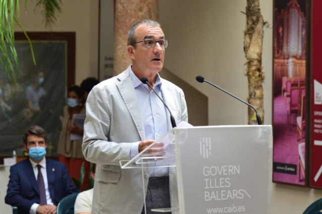 El vicepresidente y conseller de Transición Energética y Sectores Productivos, Juan Pedro Yllanes.