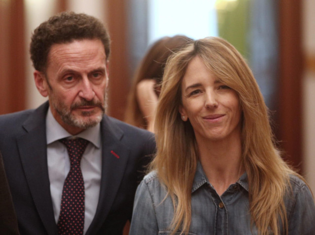 El portavoz adjunto de Ciudadanos en el Congreso de los Diputados, Edmundo Bal y la portavoz del Partido Popular en el Congreso, Cayetana Álvarez de Toledo