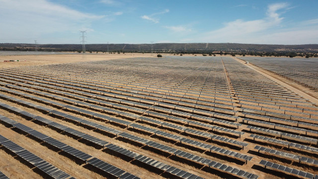 Una planta fotovoltaica.