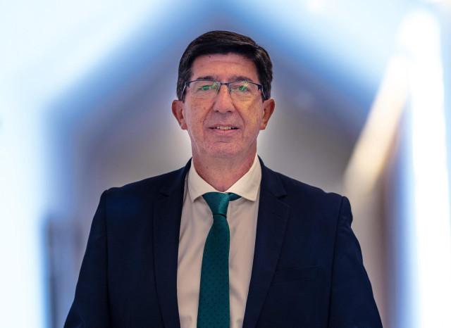 Entrevista al  vicepresidente de la Junta y consejero de Turismo, Regeneración, Justicia y Administración Local, Juan Marín
