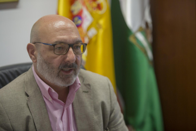 Alejandro Hernández, durante la entrevista