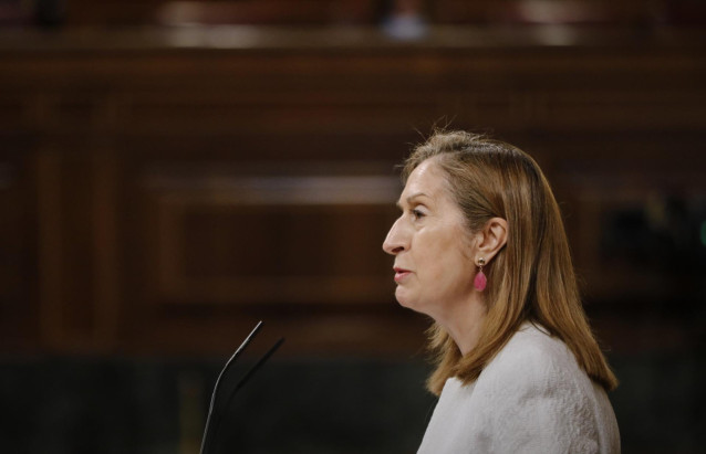 La vicepresidenta segunda del Congreso y diputada del PP, Ana Pastor, interviene durante una sesión plenaria en el Congreso de los Diputados, en Madrid (España), a 21 de julio de 2020. Durante el pleno, el Congreso debate y vota, para su aprobación defini