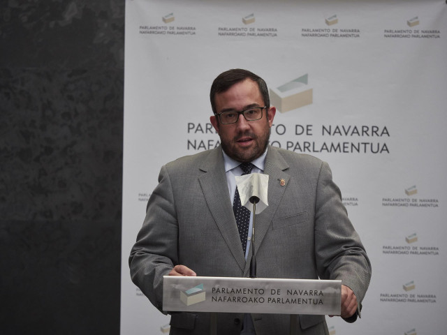 El icepresidente primero y portavoz del Gobierno de Navarra, Javier Remírez