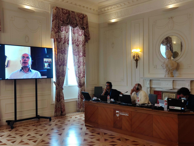 Videoconferencia de Enrico Letta, exprimer ministro de Italia