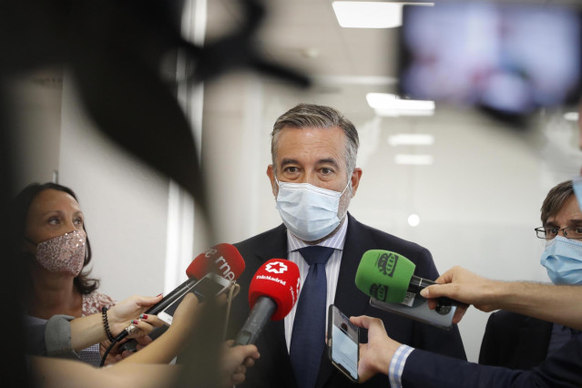 El consejero de Justicia, Interior y Víctimas, Enrique López