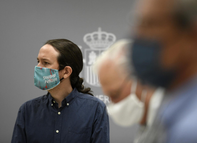 El vicepresidente segundo del Gobierno y ministro de Derechos Sociales y para la Agenda 2030, Pablo Iglesias.