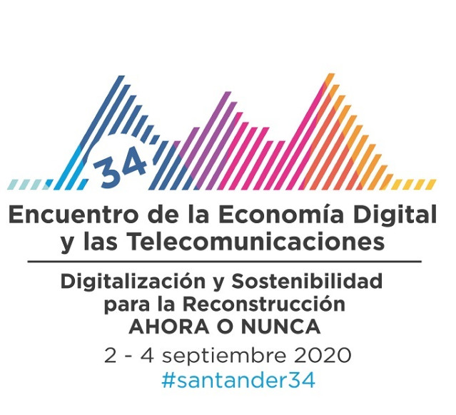 Logo del 34º Encuentro de la Economía Digital y las Telecomunicaciones