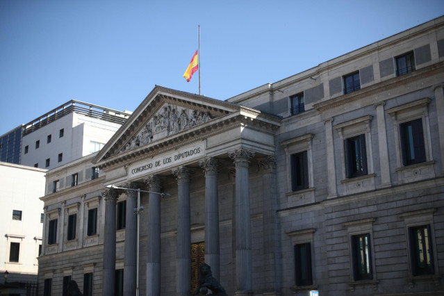 Fachada del Congreso de los Diputados
