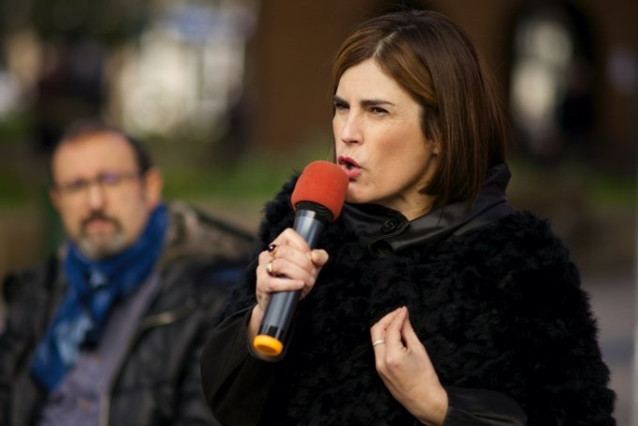 La portavoz de Elkarrekin Podemos, Miren Gorrotxategi
