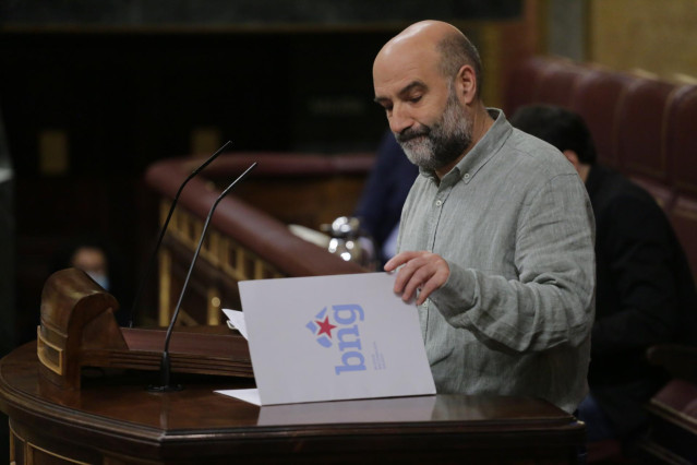 El diputado del BNG en el Congreso, Néstor Rego, en una foto de archivo