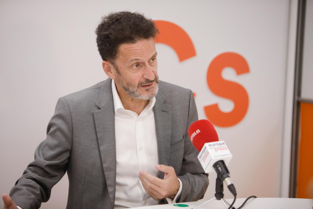 El portavoz de Ciudadanos en el Congreso, Edmundo Bal, en una entrevista con Europa Press