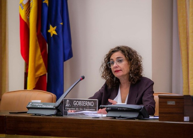 La ministra de Hacienda, María Jesús Montero, comparece en el Congreso en una imagen en archivo