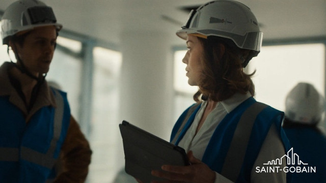 Trabajadores de Saint-Gobain