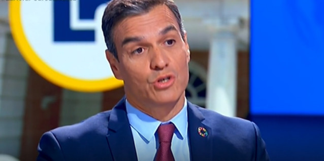 Entrevista al presidente del Gobierno, Pedro Sánchez