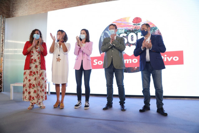 Presentación de los carnés digitales del PSOE