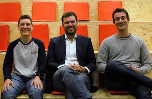 El equipo fundador: Natalia Piccinin, CRO; Pere Monràs, CEO y Enric Gilabert (CPO)