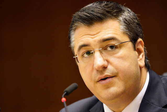 El presidente del Comité de las Regiones de la UE, Apostolos Tzitzikostas, durante la 139ª sesión plenaria del Comité Europeo de las Regiones celebrada en Bruselas, (Bélgica), a 30 de junio de 2020.