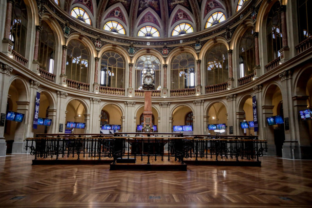 Vista de la Bolsa de Madrid (España)