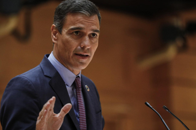 El presidente del Gobierno, Pedro Sánchez