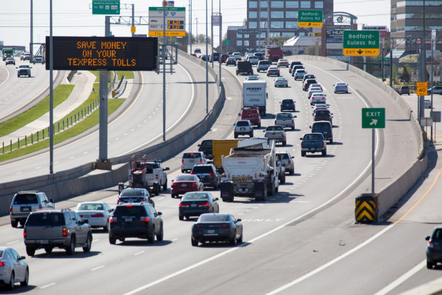 Autopista de Ferrovial en Dallas con 'peajes inteligentes' o 'managed lanes'