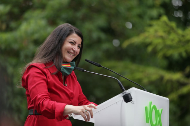 La portavoz adjunta de Vox en el Congreso, Macarena Olona.